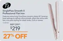 Shaver Shop T3 SinglePass Smooth X Professional Flat Iron offer