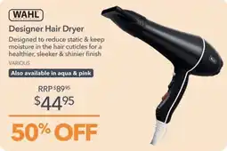 Shaver Shop Wahl Designer Hair Dryer offer