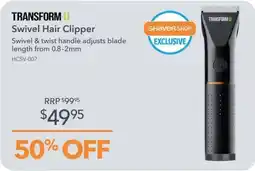 Shaver Shop Transform-U Swivel Hair Clipper offer