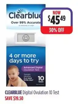 Wizard Pharmacy Clearblue Digital Ovulation 10 Test offer
