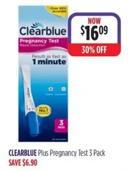 Wizard Pharmacy Clearblue Plus Pregnancy Test offer