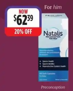 Wizard Pharmacy Natalis Preconception for Men offer