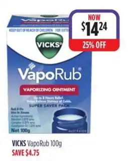Wizard Pharmacy Vicks VapoRub offer