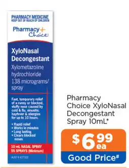 Good Price Pharmacy Pharmacy Choice XyloNasal Decongestant Spray offer