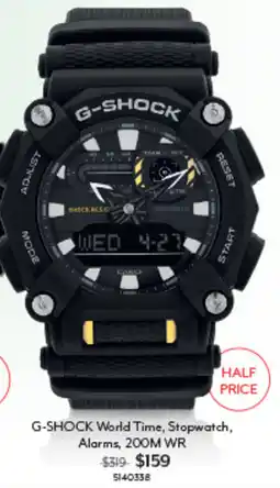 Angus & Coote G-SHOCK World Time, Stopwatch, Alarms, 200M WR offer
