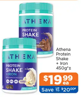 Athena Protein Shake + Iron
