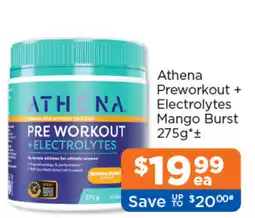 Good Price Pharmacy Athena Preworkout + Electrolytes offer