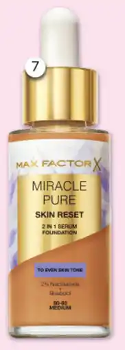 Good Price Pharmacy Max Factor Miracle Pure Skin Reset 2 in 1 Serum Foundation offer