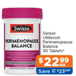 Good Price Pharmacy Swisse Ultiboost Perimenopause Balance offer