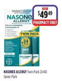 Wizard Pharmacy Nasonex Allergy Spray Pack offer
