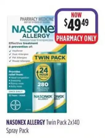 Nasonex Allergy Spray Pack