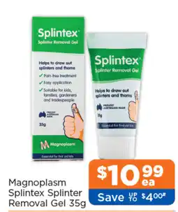 Good Price Pharmacy Magnoplasms Splintex Splinter Removal Gel offer