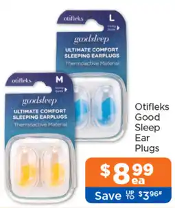 Good Price Pharmacy Otifleks Good Sleep Ear Plugs offer