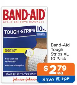 Good Price Pharmacy Band-Aid Tough Strips XL offer
