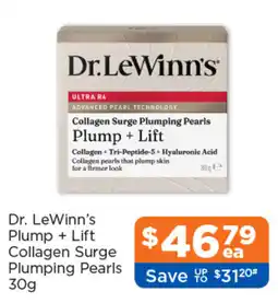 Good Price Pharmacy Dr. LeWinn's Plump + Lift Collagen Surge Plumping Pearls offer