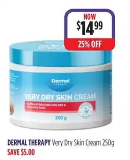 Wizard Pharmacy Dermal Therapy Very Dry Skin Cream offer