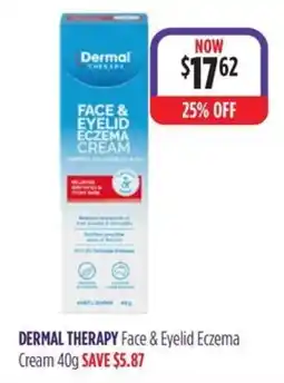Wizard Pharmacy Dermal Therapy Face & Eyelid Eczema Cream offer