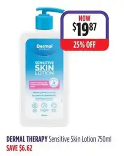 Wizard Pharmacy Dermal Therapy Sensitive Skin Lotion offer