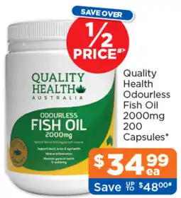 Good Price Pharmacy Quality Health Australia Odourless Fish Oil offer