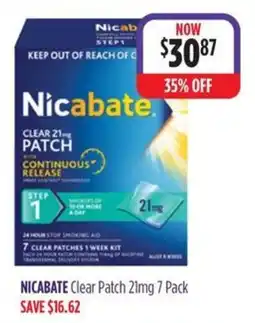 Wizard Pharmacy Nicabate Clear Patch 21mg offer