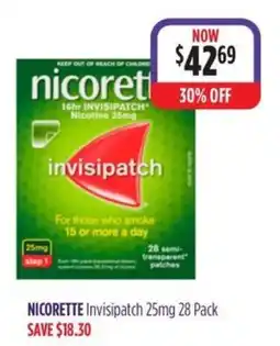 Wizard Pharmacy Nicorette Invisipatch 25mg offer