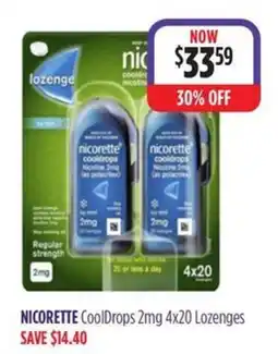 Wizard Pharmacy Nicorette CoolDrops 2mg Lozenges offer