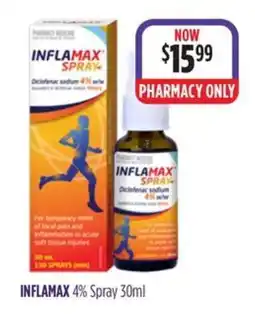 Wizard Pharmacy Inflamax 4% Spray offer