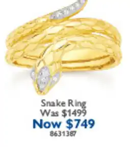 Prouds Snake Ring offer