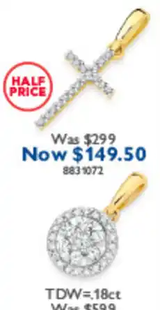 Prouds Cross Pendant offer