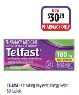Wizard Pharmacy Telfast Fast Acting Hayfever Allergy Relief offer