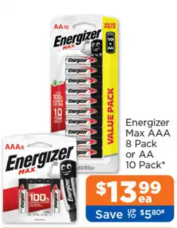 Good Price Pharmacy Energizer Max AAA offer