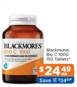 Good Price Pharmacy Blackmores Bio C 1000 offer
