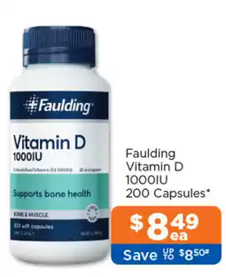 Good Price Pharmacy Faulding Vitamin D 1000IU offer