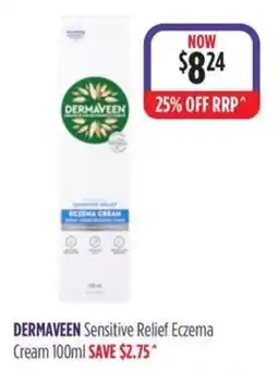 Wizard Pharmacy Dermaveen Sensitive Relief Eczema Cream offer