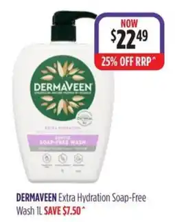 Wizard Pharmacy Dermaveen Extra Hydration Soap-Free Wash offer