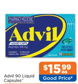 Good Price Pharmacy Advil 90 Liquid Capsules offer