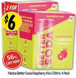 Not Quite Right Nexba Better Soda Raspberry Kiwi offer