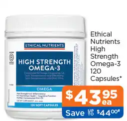 Good Price Pharmacy Ethical Nutrients High Strength Omega-3 offer