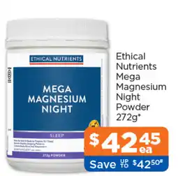 Good Price Pharmacy Ethical Nutrients Mega Magnesium Night Powder offer