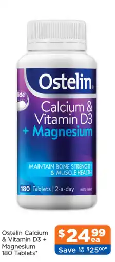 Good Price Pharmacy Ostelin Calcium & Vitamin D3 + Magnesium offer