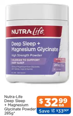 Good Price Pharmacy Nutra-Life Deep Sleep + Magnesium Glycinate Powder offer