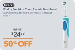 Shaver Shop Oral B Vitality Precision Clean Electric Toothbrush offer