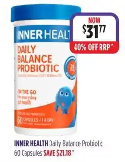 Wizard Pharmacy Inner Health Daily Balance Probiotic offer