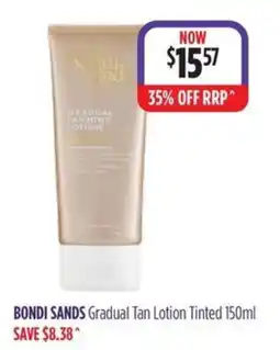 Wizard Pharmacy Bondi Sands Gradual Tan Lotion Tinted offer
