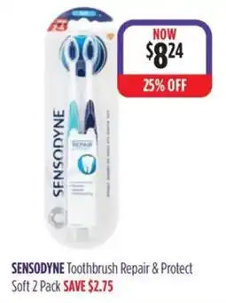 Wizard Pharmacy Sensodyne Toothbrush Repair & Protect Soft 2 Pack offer
