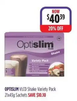 Wizard Pharmacy Optislim VLCD Shake Variety Pack offer