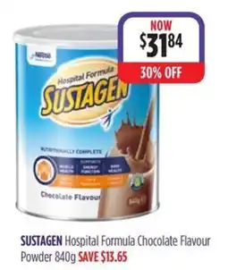 Wizard Pharmacy Sustagen Hospital Formula Chocolate Flavour offer