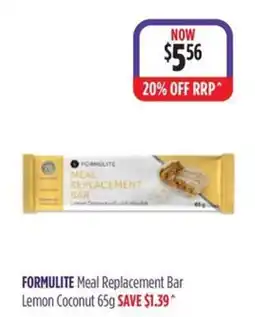 Wizard Pharmacy Formulite Meal Replacement Bar offer