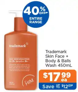 Good Price Pharmacy Trademark Skin Face + Body & Balls Wash offer