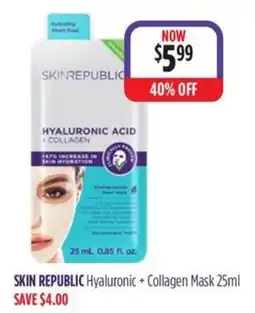 Wizard Pharmacy Skin Republic Hyaluronic + Collagen Mask offer
